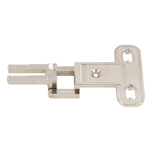 Furniture hinge OBS 8, screw-on assembly - HNGE-OBS8-TWINBLOCK-ZD-(NI)-7,5/11,5MM
