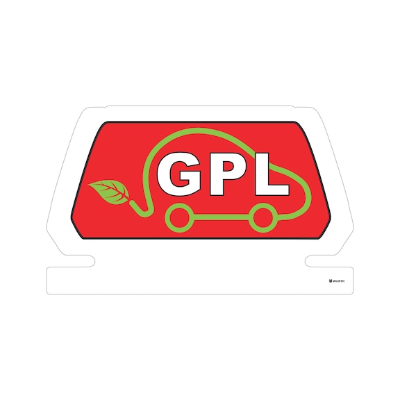 Cartello magnetico  “GPL” - 1