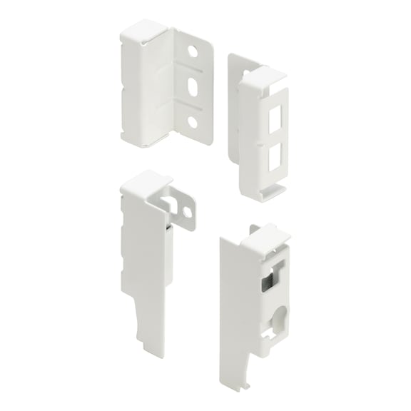 Bracket set for variable wooden rear wall DWD XP - AY-HOLDSET-DWD-REARWL-118V-WHITE