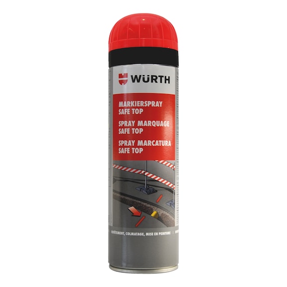Spray per marcatura SAFE-TOP - MARKER-SPRAY-SAFE-TOP-RED-500ML