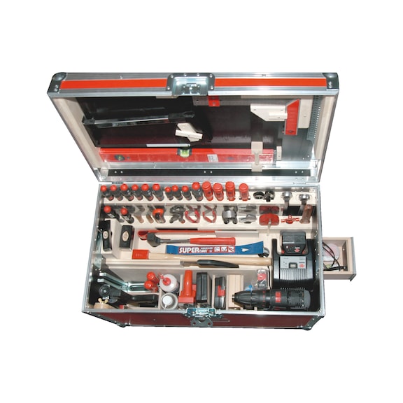 Kit d'outils de charpentier, 74&nbsp;pièces sans boîte
