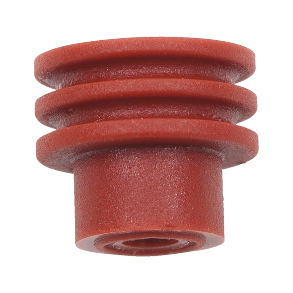 Single wire seal (SEAL) For uninsulated cable connector - SNGLWRESEAL-BROWN-(2,7-3,7MM)-D6,0MM