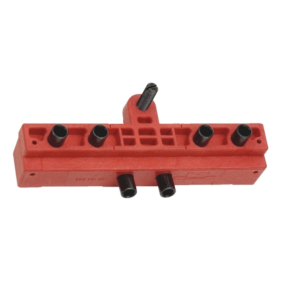 Drilling jig For 3D hinges with 2 bolts, 20 mm
