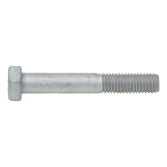 Sechskantschraube mit Schaft ISO 4014, Stahl 10.9, Zink-Lamelle silber (ZFSHL) - 1