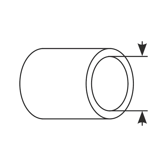 Tubo flessibile in acciaio inox - FLESS.GAS EN 14800 F/F 1/2  1500MM