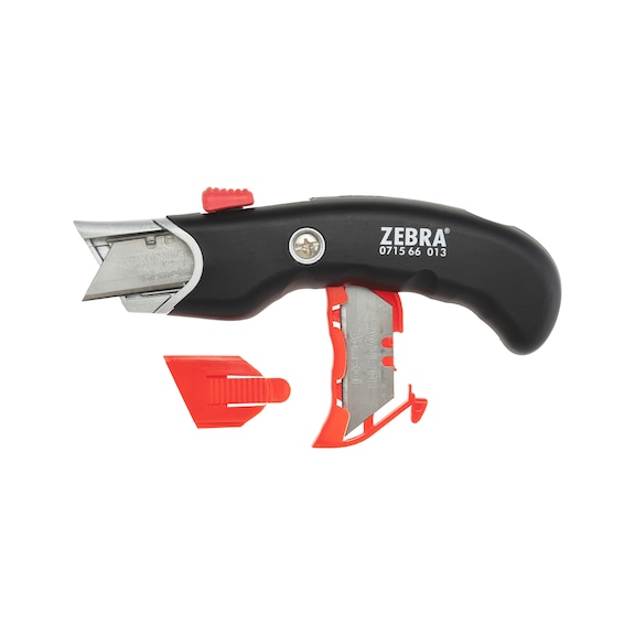 2-component safety knife With automatic, complete blade retraction and a bi-metal blade - 2