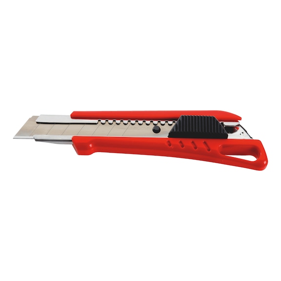 1C cutter knife with slider - CUTTER-RED-H18MM-L155MM