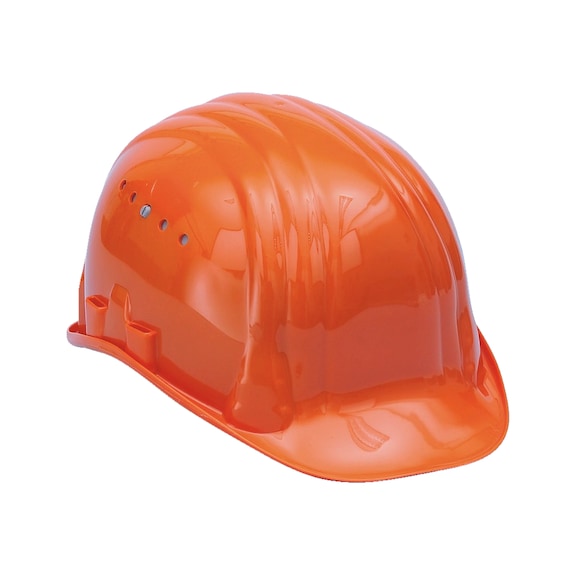 Builder's hard hat - HARDHAT-BAUMEISTER-ROT-ORANGE