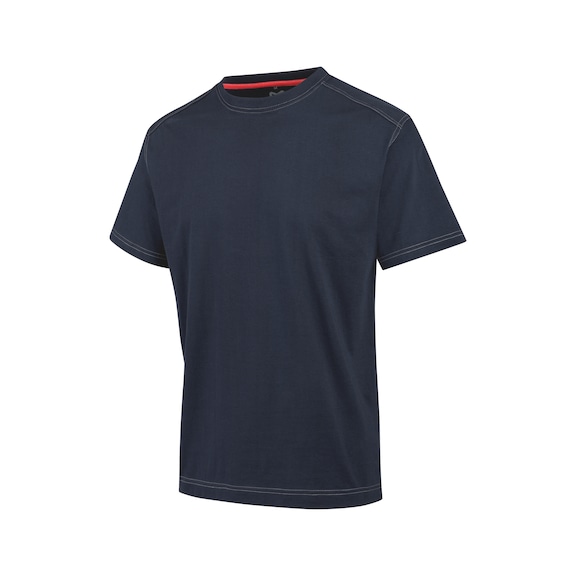 Camiseta de algodón de oficina - CAMISETA-MC-ALGODON-180-AZUL-XL