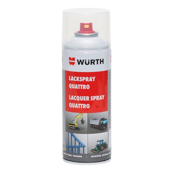 Spraymaling Quattro - QUATTRO LAK REN HVID RAL 9010 400ML