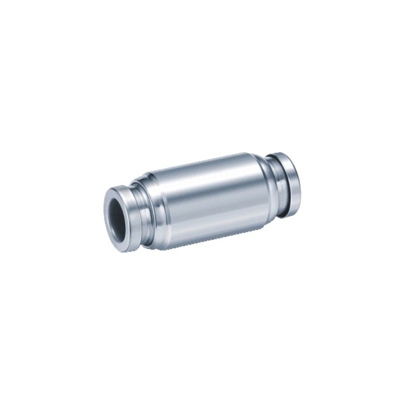 Straight plug connector  Stainless steel 