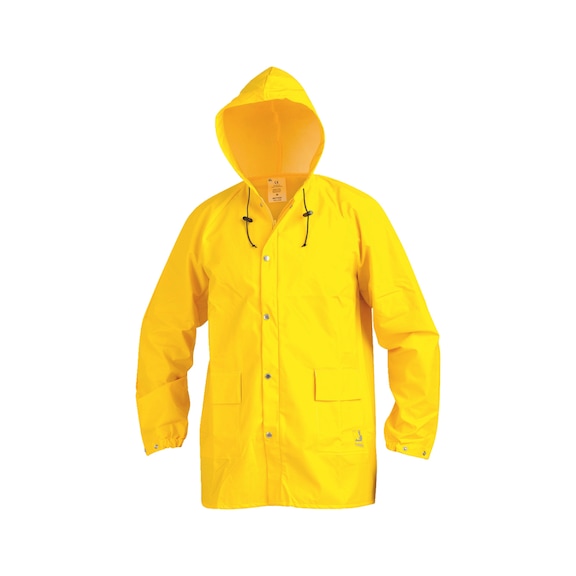 Weather protection rain jacket - RAINJACKET EN 343 BUILD YELLOW 3XL