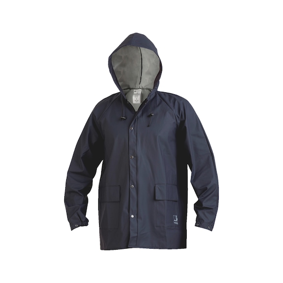 Weather protection rain jacket - RAINJACKET EN 343 BUILD NAVY S
