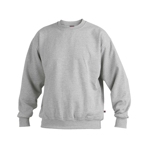 Sweatshirt - SWEATSHIRT GREY-MELAGE 4XL
