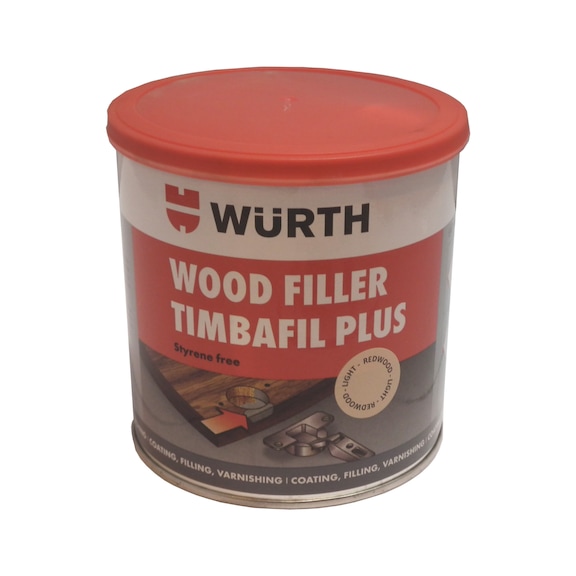 Surface protector, retouching putty Timbafill wood filler - RETCHPUTY-TF-PLUS-REDWOOD-(LIGHT)-770ML