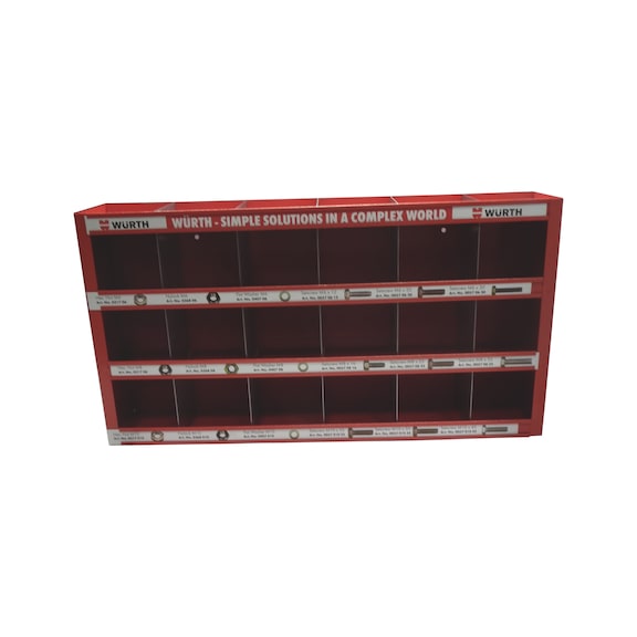 Hardware Assortment set Set Screw, nut and washer  - HARDWARE BIN UNIT 18 COMP. 700PCS.