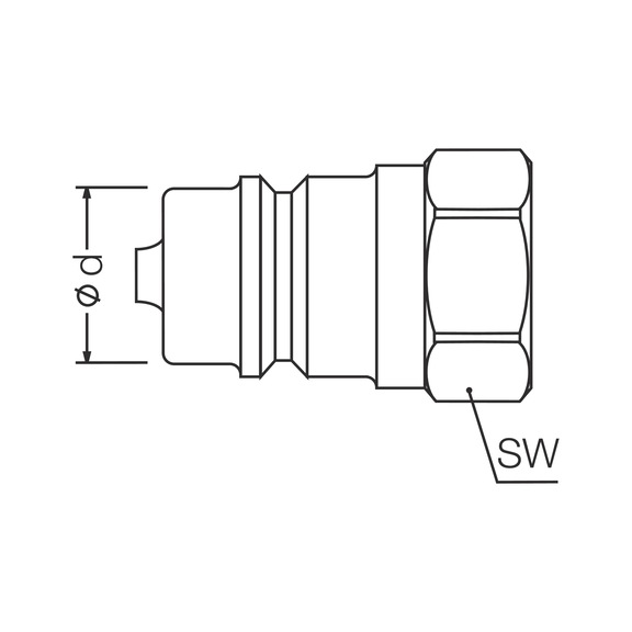 Koppeling steekverbinder  <p class="level1">Maat 2 - steekverbinder</p> - 2