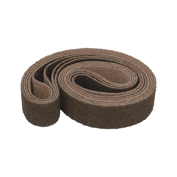Non-woven sanding belt For stationary contact grinding machines