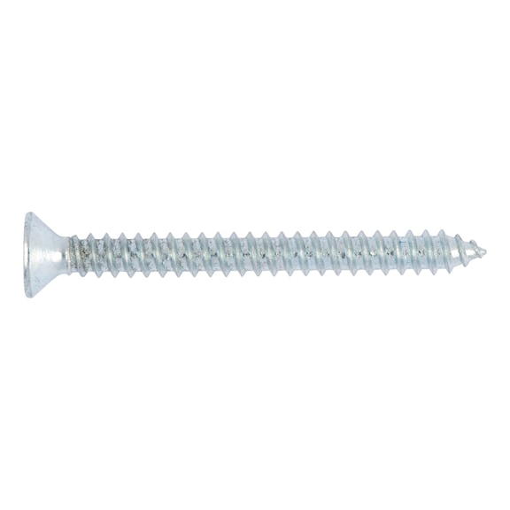 Raised countersunk tapping screw, shape C with AW drive - 1