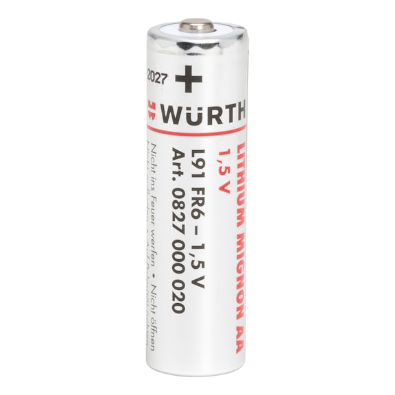 Lithium-Batterie - BATT-LITHIUM-AA-MIGNON-FR6-1,5V