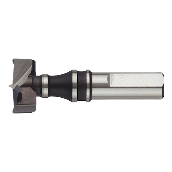 Carbide plastic drill bit With clamping surface and adjustment screw - AY-HM-DRILL-FITT-LEFT-D20XL57