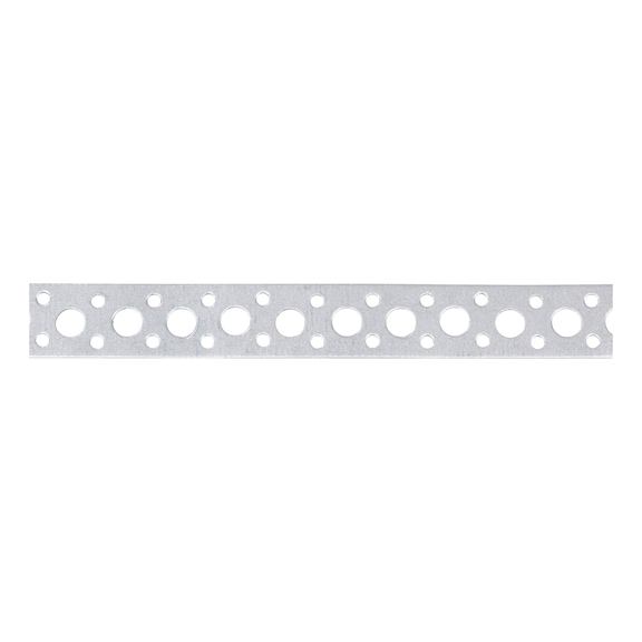 Punched mounting strip with marginal perforations - 1