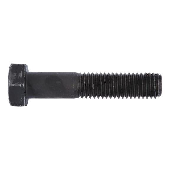 Hexagonal bolt with shank for pressure container construction ISO 4014, steel 5.6, plain - 1