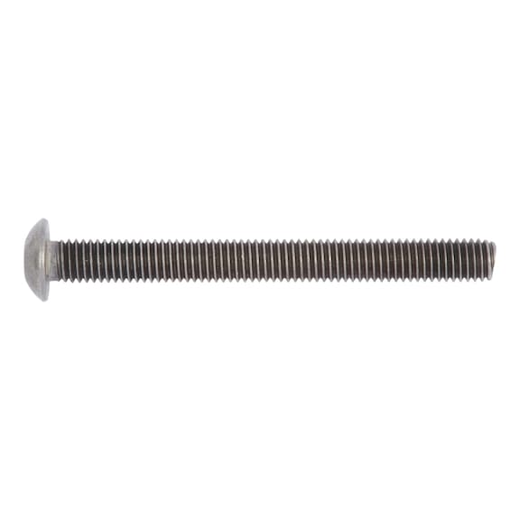 Screw with flattened half round head with hexagon socket, imperial - 1