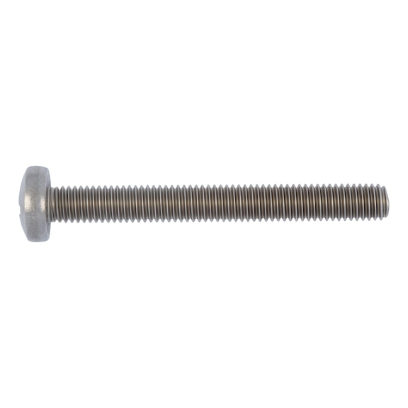 Pan head screw with H cross recess DIN 7985, A2 stainless steel, plain - 1