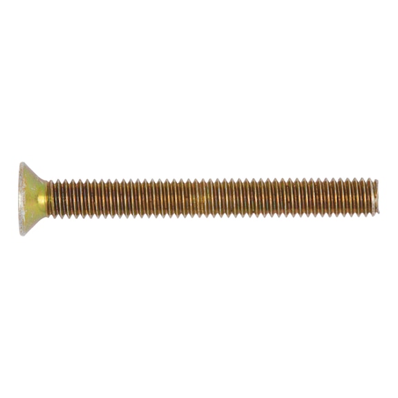 Countersunk head screw with recessed head, H - 1