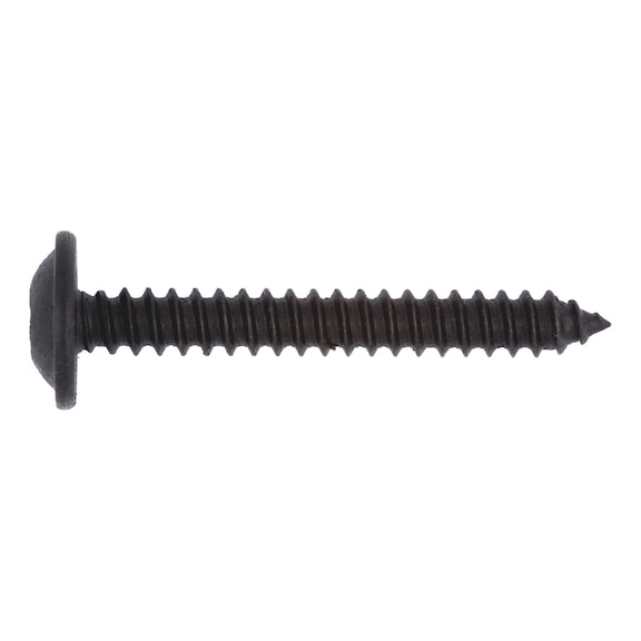 Pan head tapping screw, shape C with flange - 1