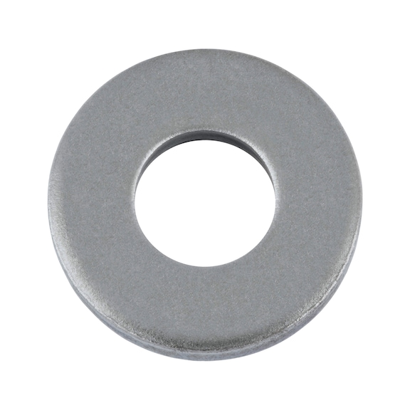 Washer for screw with heavy clamping sleeve DIN 7349. Steel, plain. - 1