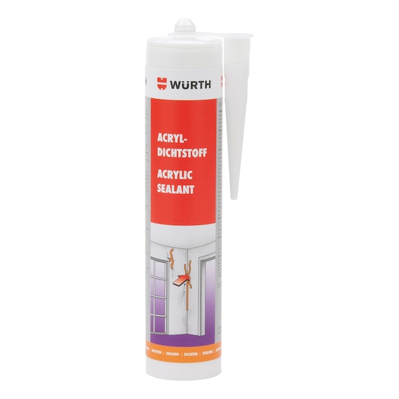 Mastic acrylique noir - WURTH