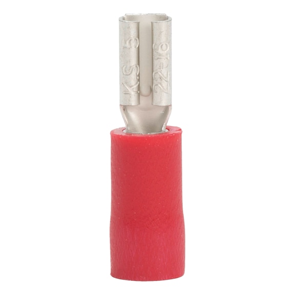 Crimpkabelschuh Flachsteckhülse PVC-isoliert - FLSTEHUE-ROT-2,8X0,5MM