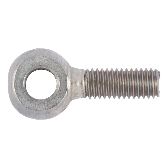 Eye bolt with full thread DIN 444, A2 stainless steel, plain, shape LB - BLT-EYE-DIN444-LB-A2-M12X120