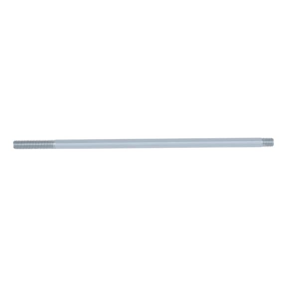 Stud with threaded end ≈ 1.25 d DIN 939, steel 8.8, zinc-plated, blue passivated (A2K) - 1