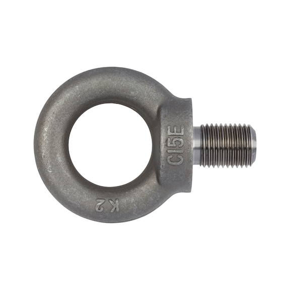 Ring screw DIN 580, steel C15E, plain - 1