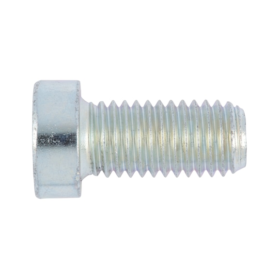 Hexagon Socket Head Cap Screw with low Head DIN 7984, steel 8.8, zinc-plated, blue passivated (A2K) - SCR-CYL-DIN7984-08.8-HS4-(A2K)-M6X45