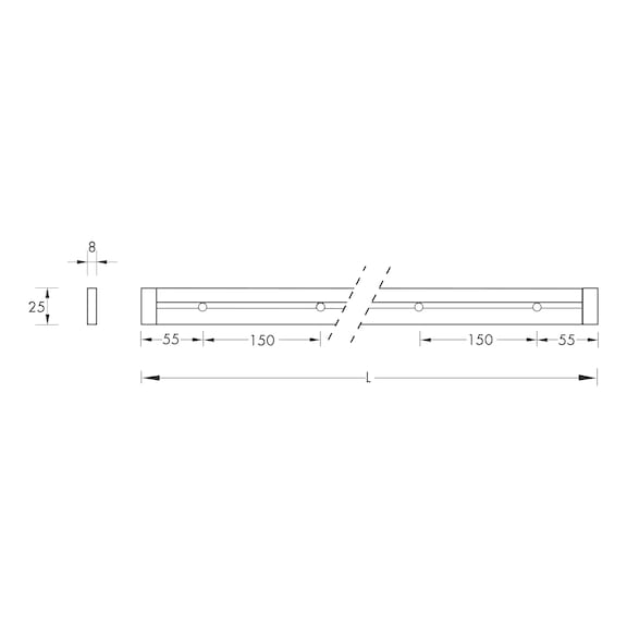 Kit barra a LED con attivatore - 2
