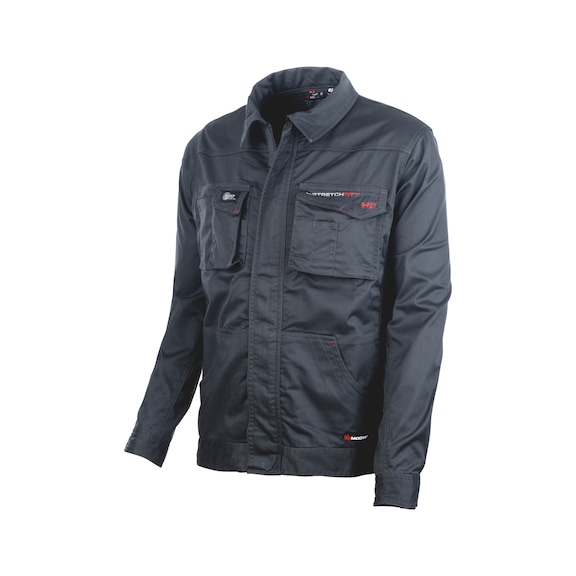 Stretch-fit HR jacket - WORK JACKET STRETCHFIT ANTHRACITE S