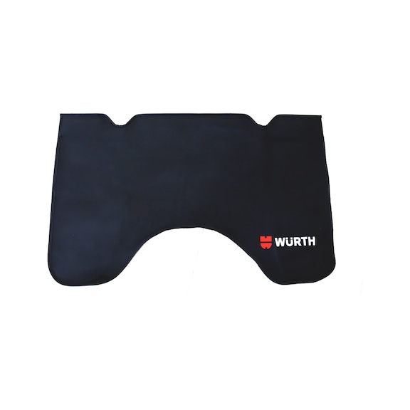 Front and wing protector - WNGPROT-PVC-BLACK-1050X662X2,5MM