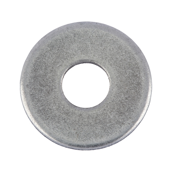 Ring met grote buitendiameter DIN 9021, staal, blank - 1