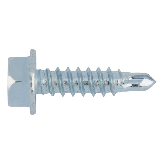 Drilling screw, hexagon head with reduced drill bit tip pias® - 1