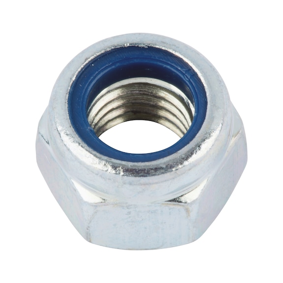 Hexagonal nut with clamping piece (non-metal insert) - 1