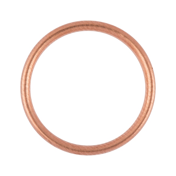 Sealing ring, copper filling seal shape C - 1