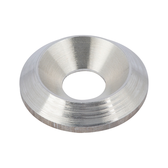 Verzonken ring/onderlegring Aluminium voor verzonken schroeven - 1