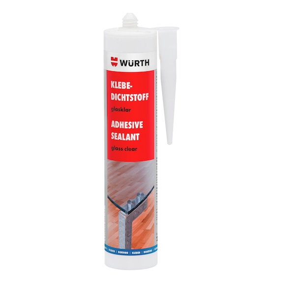 Glass-clear adhesive sealant - 1
