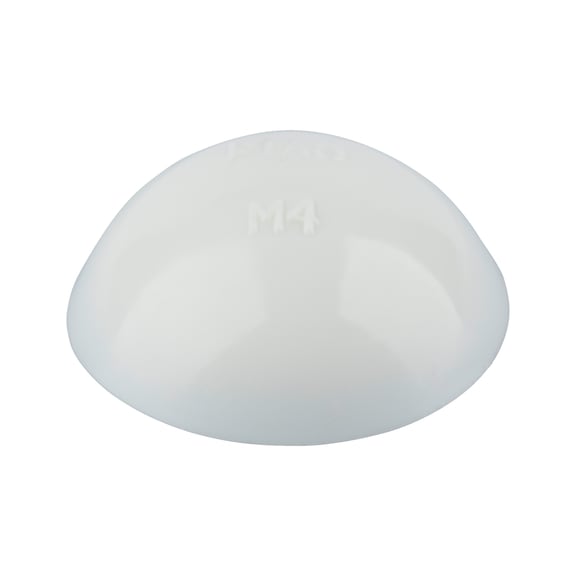 Plastic cover cap with sealing lip for pan head screw - 1