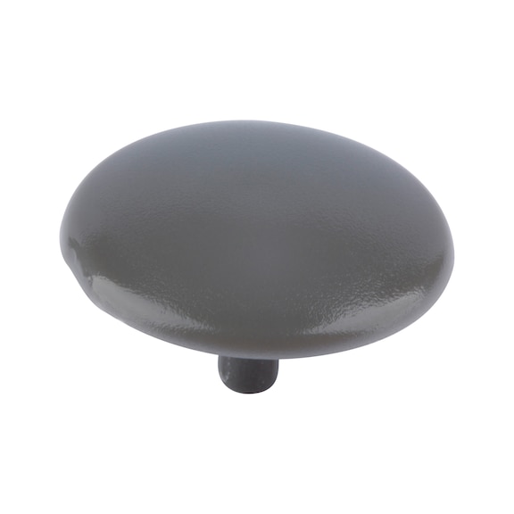 Cover cap for screws with head recess - CAP-(01743)-R7037-DUSTYGREY-D15/2,5