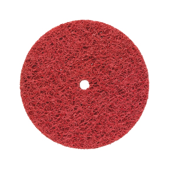 Longlife coarse nylon abrasive fleece disc - RED-D100MM